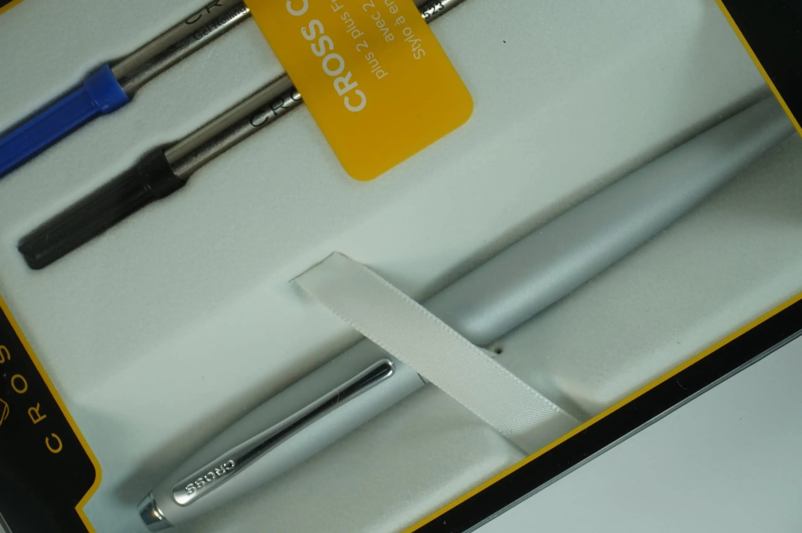 Cross Calais Satin Chrome Rollerball Selectip Pen with Refills - crosspenmall.com