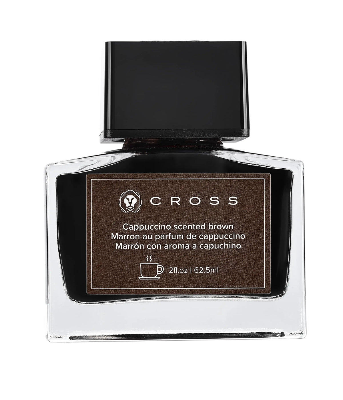 Cross Cappuccino Special Edition Fountain Pen Ink - Authentic Coffee-Scented Premium Writing Ink, Rich Brown Smooth Flow Bottled Ink, 62.5ml Premium Glass Bottle cross