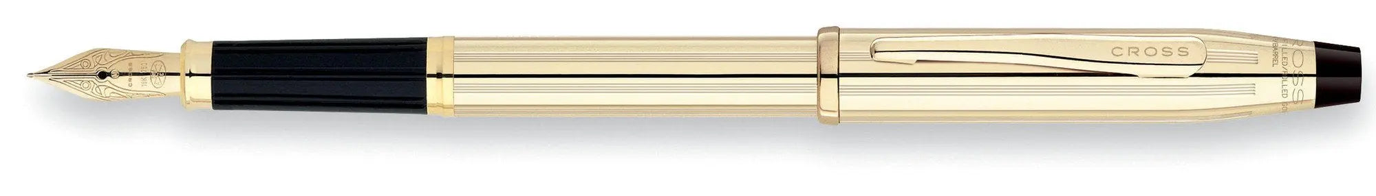 Cross Century II 10K Roll Gold Fountain Broad 18Karat Gold Nib Cross