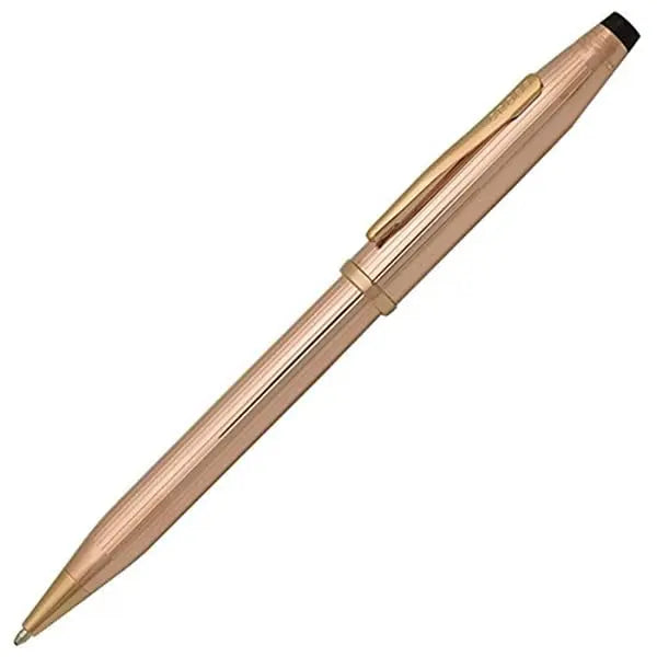 Cross Century II 14KT Rose Gold Rolled/Filled with a subtle incised line pattern and 14KT Rose appointments Ballpoint pen cross