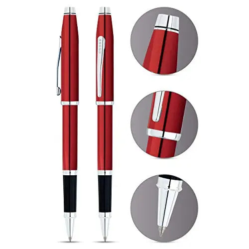 Cross Century II Limited Edition Rollerball Pen - Red Lacquer - Includes Premium Gift Box Cross