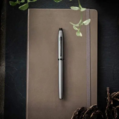 Cross Century II Refillable Ballpoint Pen, Medium Ballpen, Includes Luxury Gift Box - Hallmarked Sterling Silver Cross