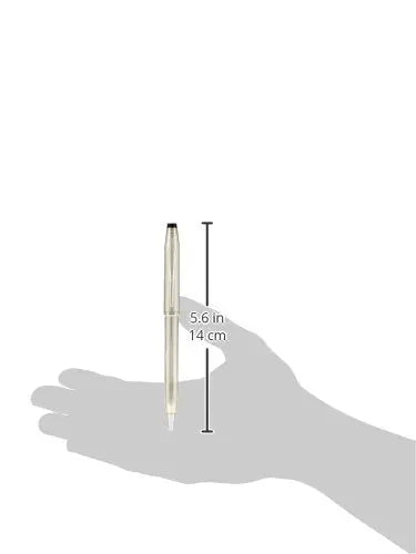 Cross Century II Refillable Ballpoint Pen, Medium Ballpen, Includes Luxury Gift Box - Hallmarked Sterling Silver Cross
