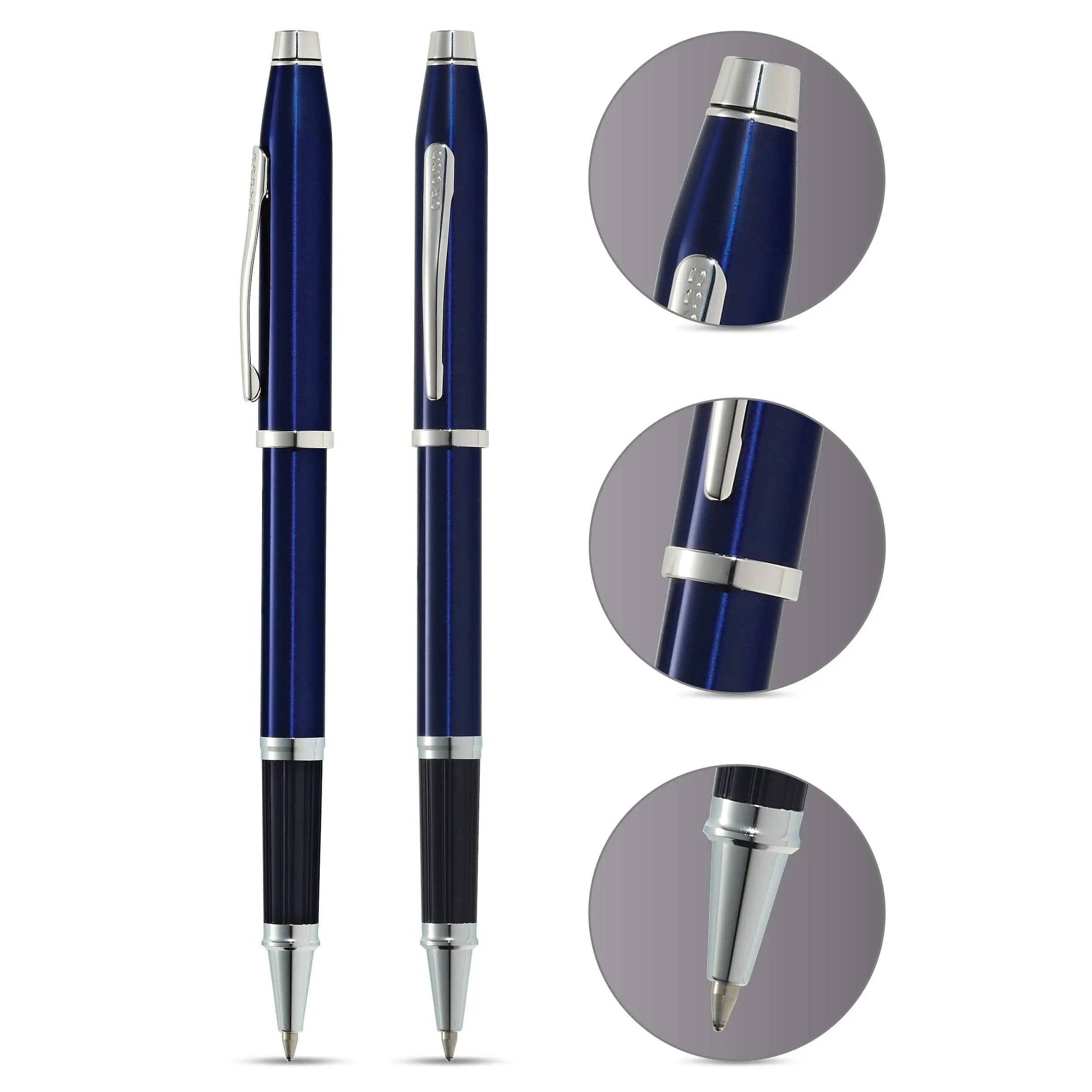 Cross Century II Refillable Gel Ink Rollerball Pen, Fine Rollerball, Includes Luxury Gift Box - Classic Black Cross