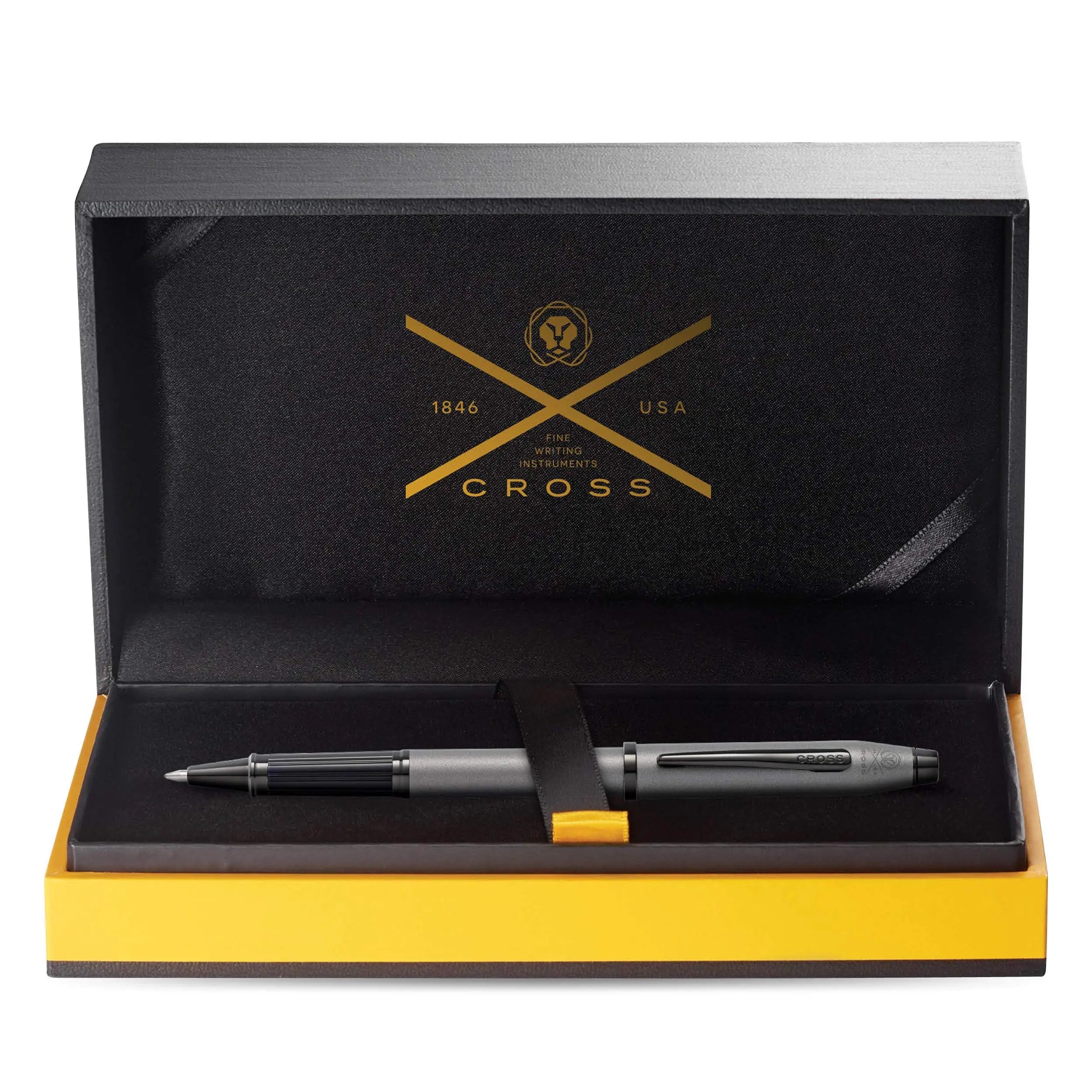 Cross Century II Refillable Gel Ink Rollerball Pen, Medium Rollerball, Includes Luxury Gift Box - Gunmetal Gray - crosspenmall.com