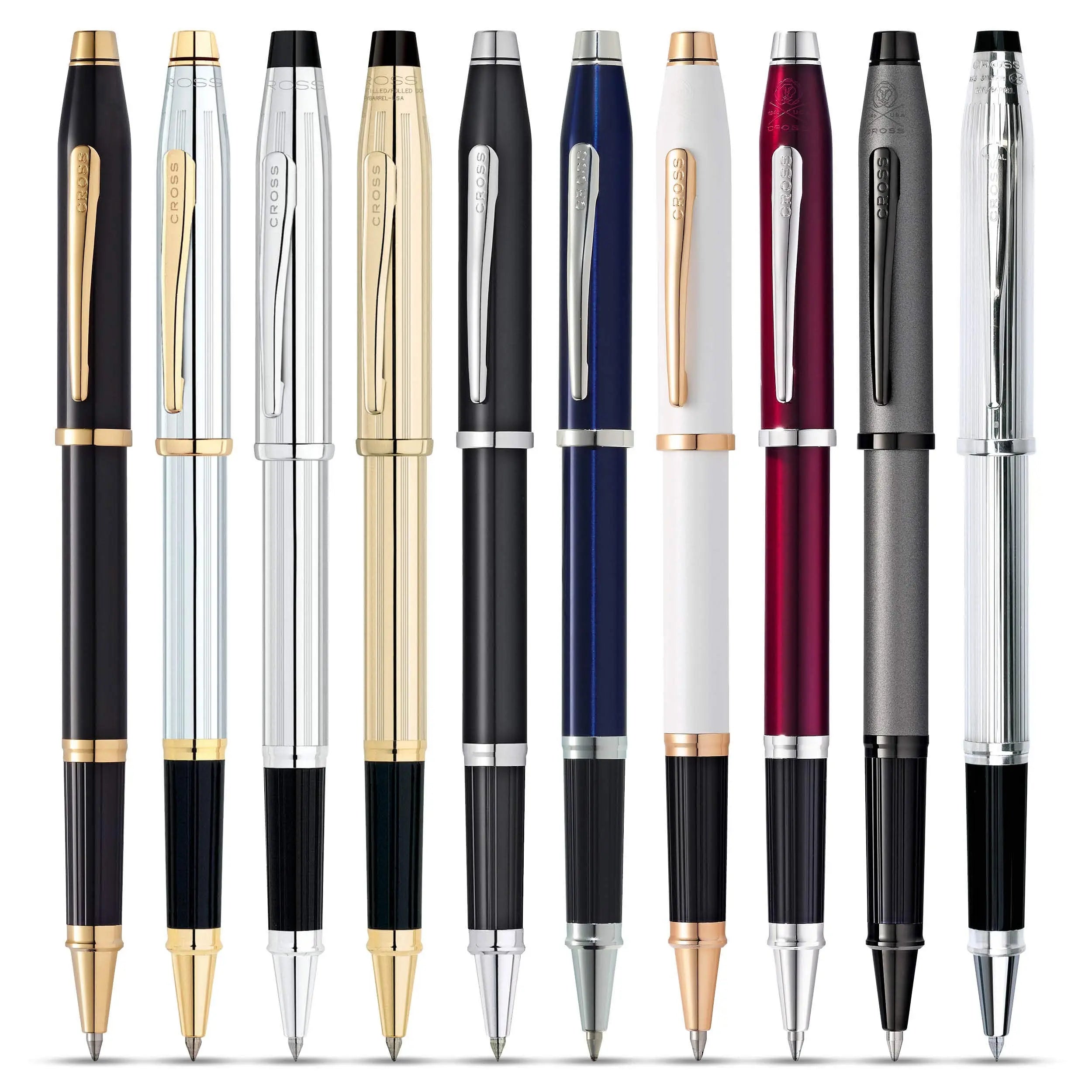 Cross Century II Refillable Gel Ink Rollerball Pen, Medium Rollerball, Includes Luxury Gift Box - Gunmetal Gray - crosspenmall.com