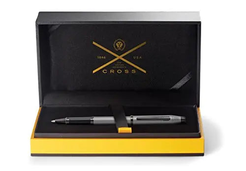 Cross Century II Refillable Gel Ink Rollerball Pen, Medium Rollerball, Includes Luxury Gift Box - Gunmetal Gray - crosspenmall.com