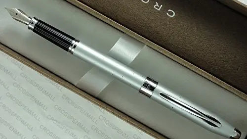Cross Century II Starlite Cool Sophistication, Hollywood Glamor and Galaxy of Rhodium Stars Limited Edition Gray Fountain Pen, Medium Nib My Store
