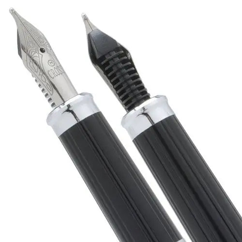 Cross Century II Sterling Silver/Translucent Black Lacquer Medium Nib Fountain Pen My Store
