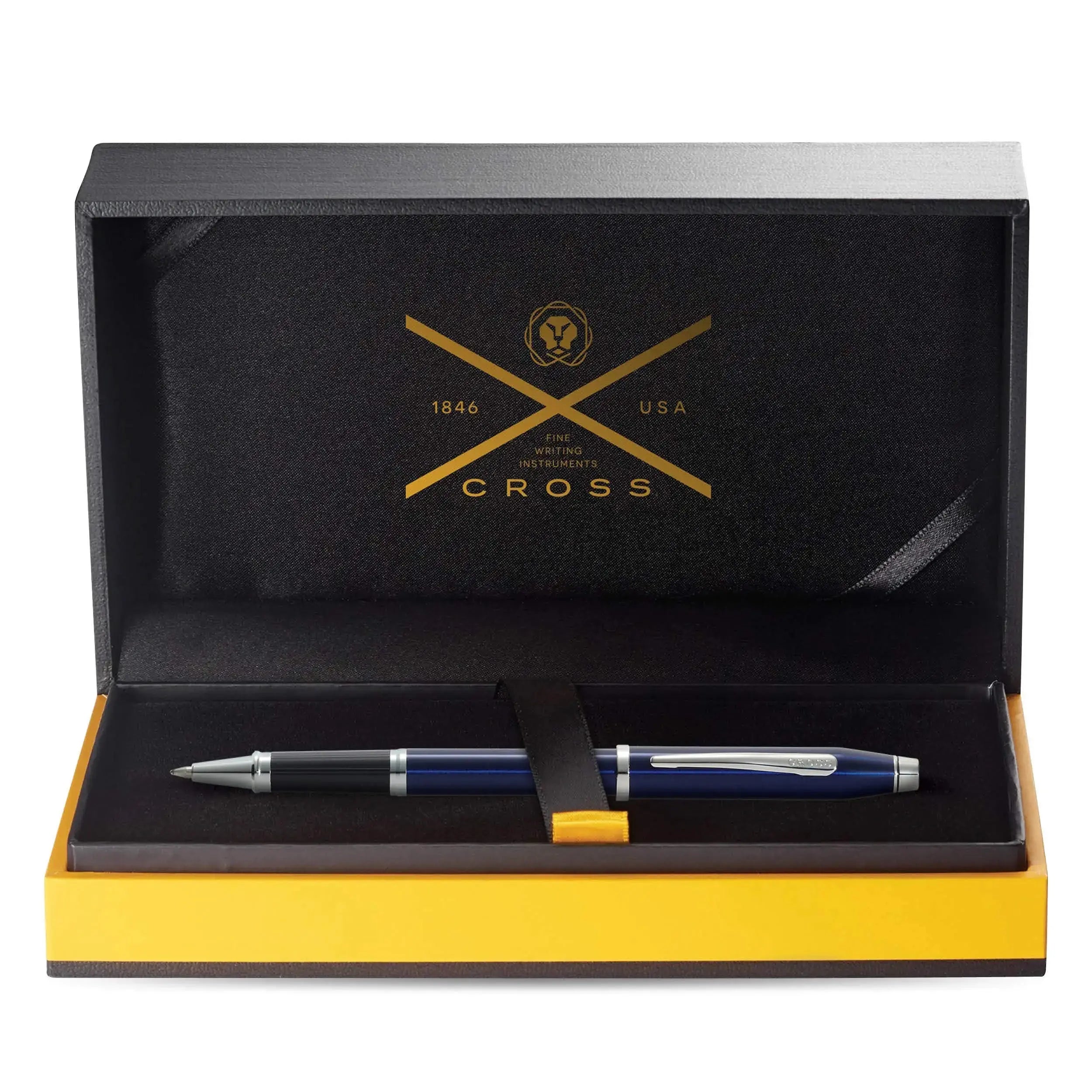 Cross Century II Refillable Gel Ink Rollerball Pen, Fine Rollerball, Includes Luxury Gift Box - Classic Black Cross