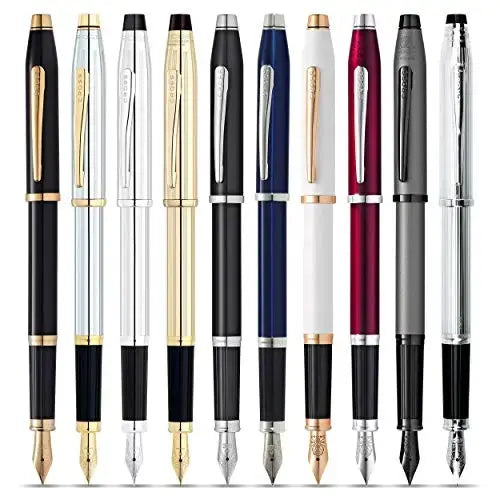Cross Century II Refillable Fountain Pen, Medium Nib, Includes Luxury Gift Box - Classic Black - crosspenmall.com