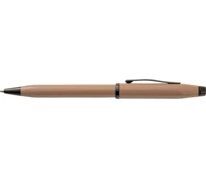 Cross Century® II Earthy Beige with Black PVD Appointments Ballpoint Pen - crosspenmall.com