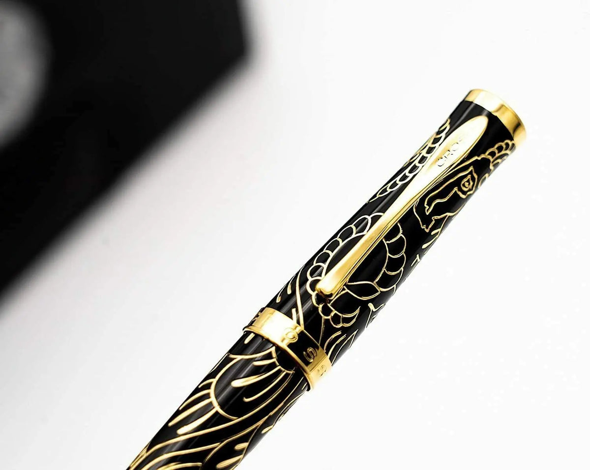 Cross Chinese Year of the Goat Black and Gold Rollerball Pen in Gift Box cross