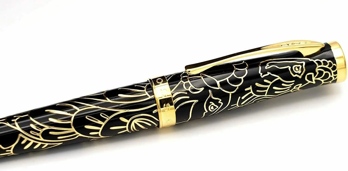 Cross Chinese Year of the Goat Black and Gold Rollerball Pen in Gift Box cross