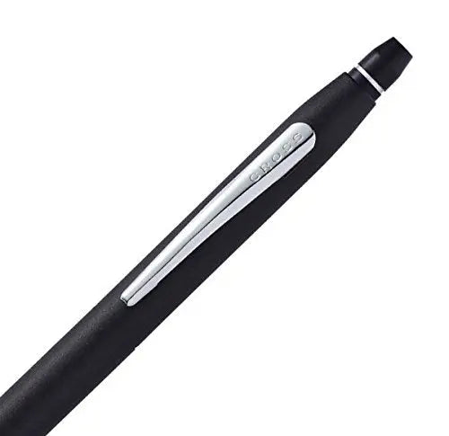 Cross Classic Century Black/Chrome Ball-Point Pen with Polished Chrome Plated Appointments Cross