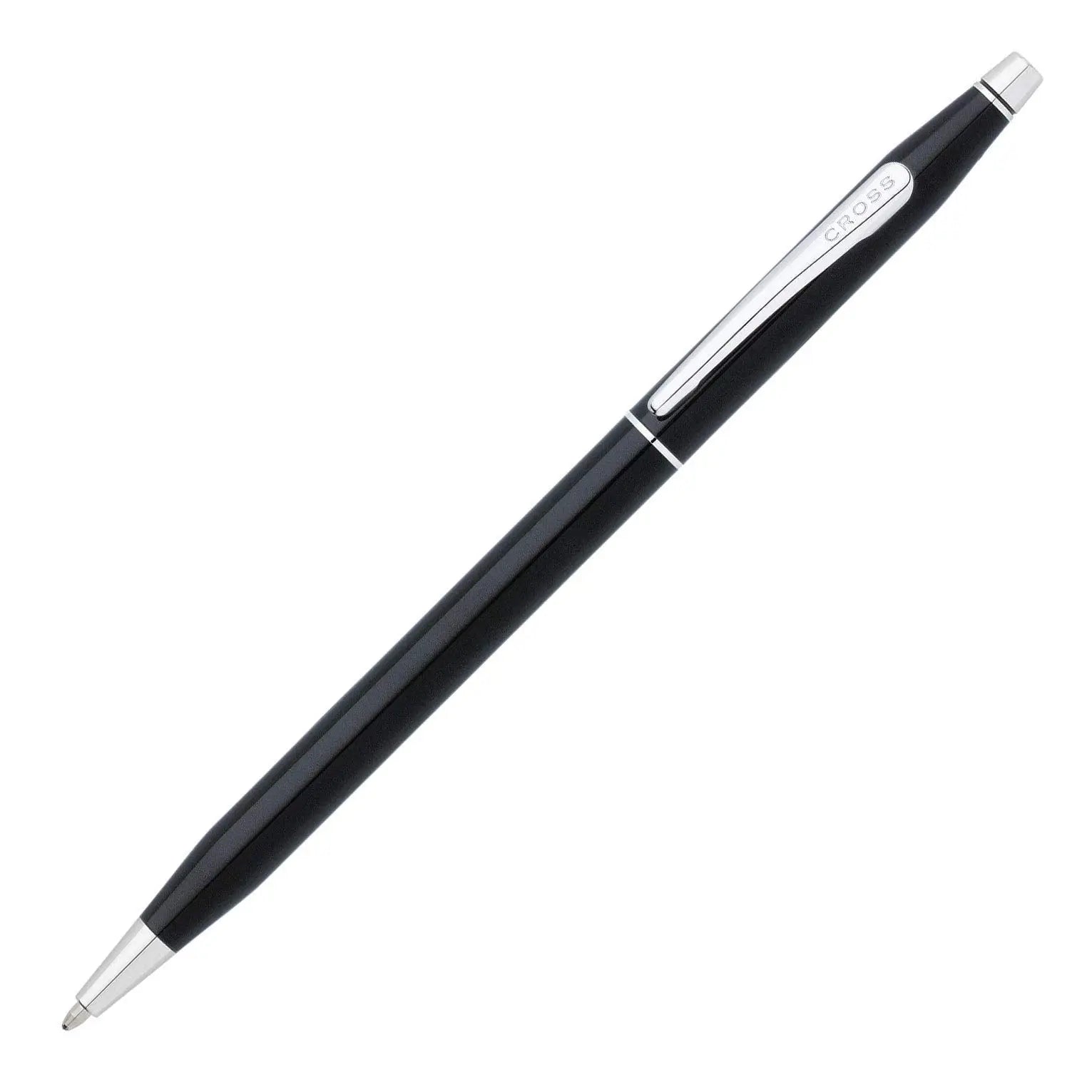 Cross Classic Century Black Lacquer Ballpoint Pen With 2 Bonus Refills - crosspenmall.com