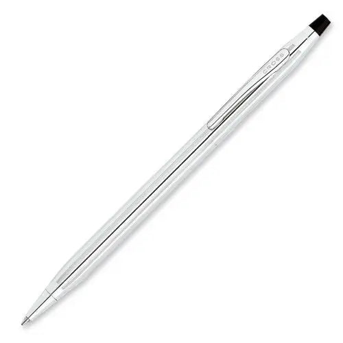 Cross Classic Century Chrome Refillable Ballpoint Pen and Medium Lined Journal Gift Set, Includes Premium Gift Box - Classic Black - crosspenmall.com