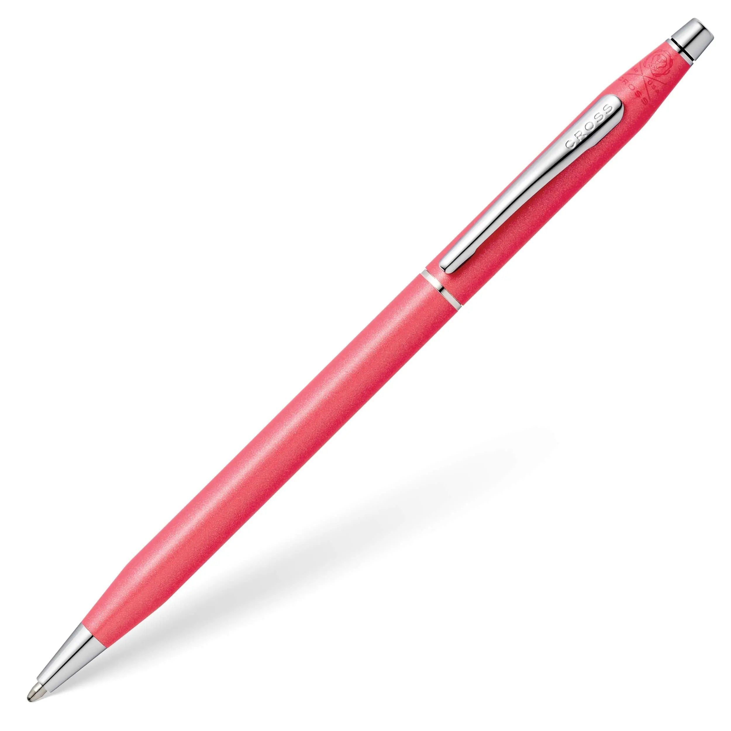 Cross Classic Century Refillable Ballpoint Pen, Medium Ballpen, Includes Premium Gift Box - Coral Pearlescent Lacquer - crosspenmall.com