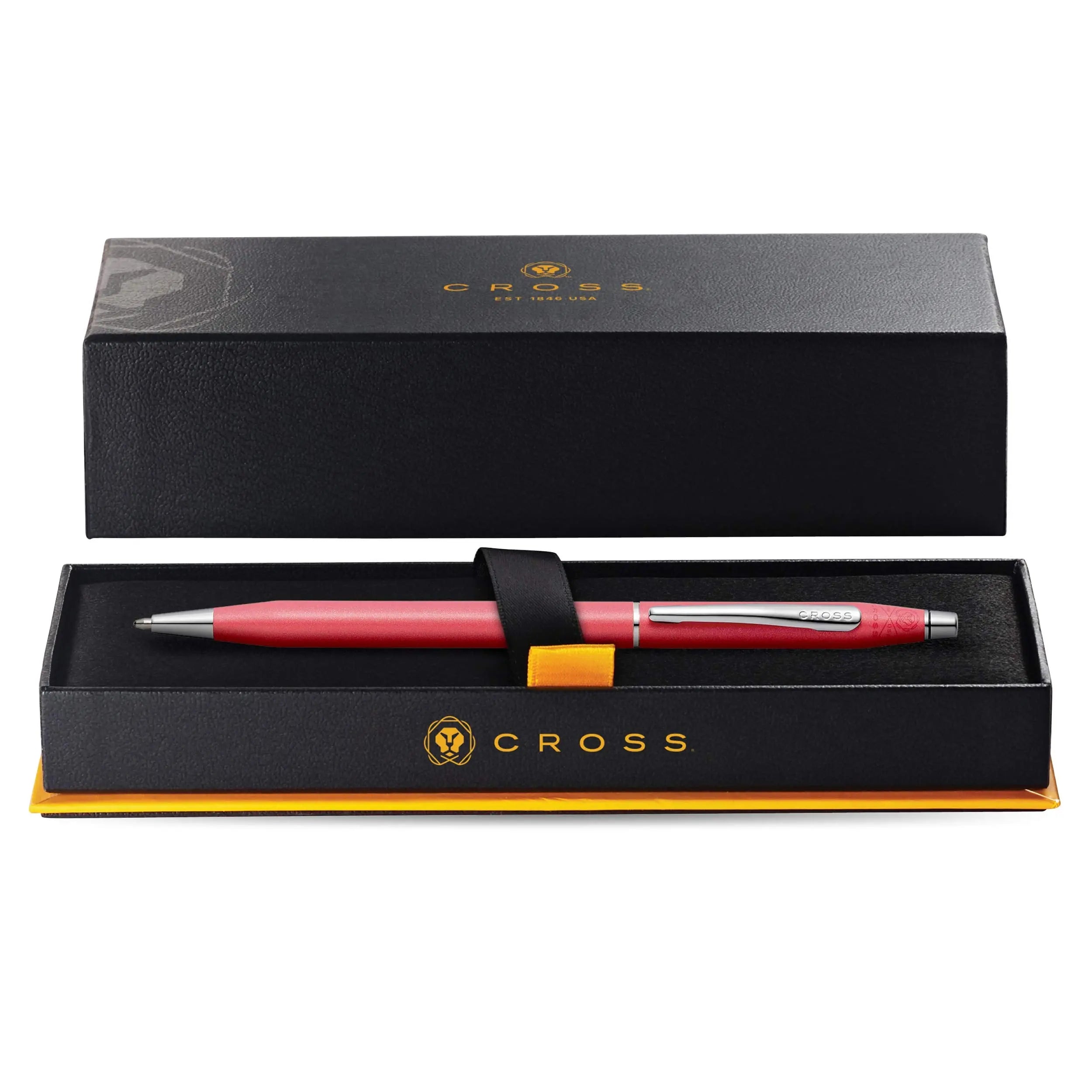 Cross Classic Century Refillable Ballpoint Pen, Medium Ballpen, Includes Premium Gift Box - Coral Pearlescent Lacquer - crosspenmall.com