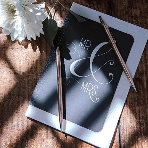 Cross Classic Century Refillable Fountain Pen, Medium Nib, Includes Premium Gift Box - Black Lacquer - crosspenmall.com