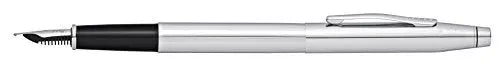 Cross Classic Century Refillable Fountain Pen, Medium Nib, Includes Premium Gift Box - Lustrous Chrome - crosspenmall.com