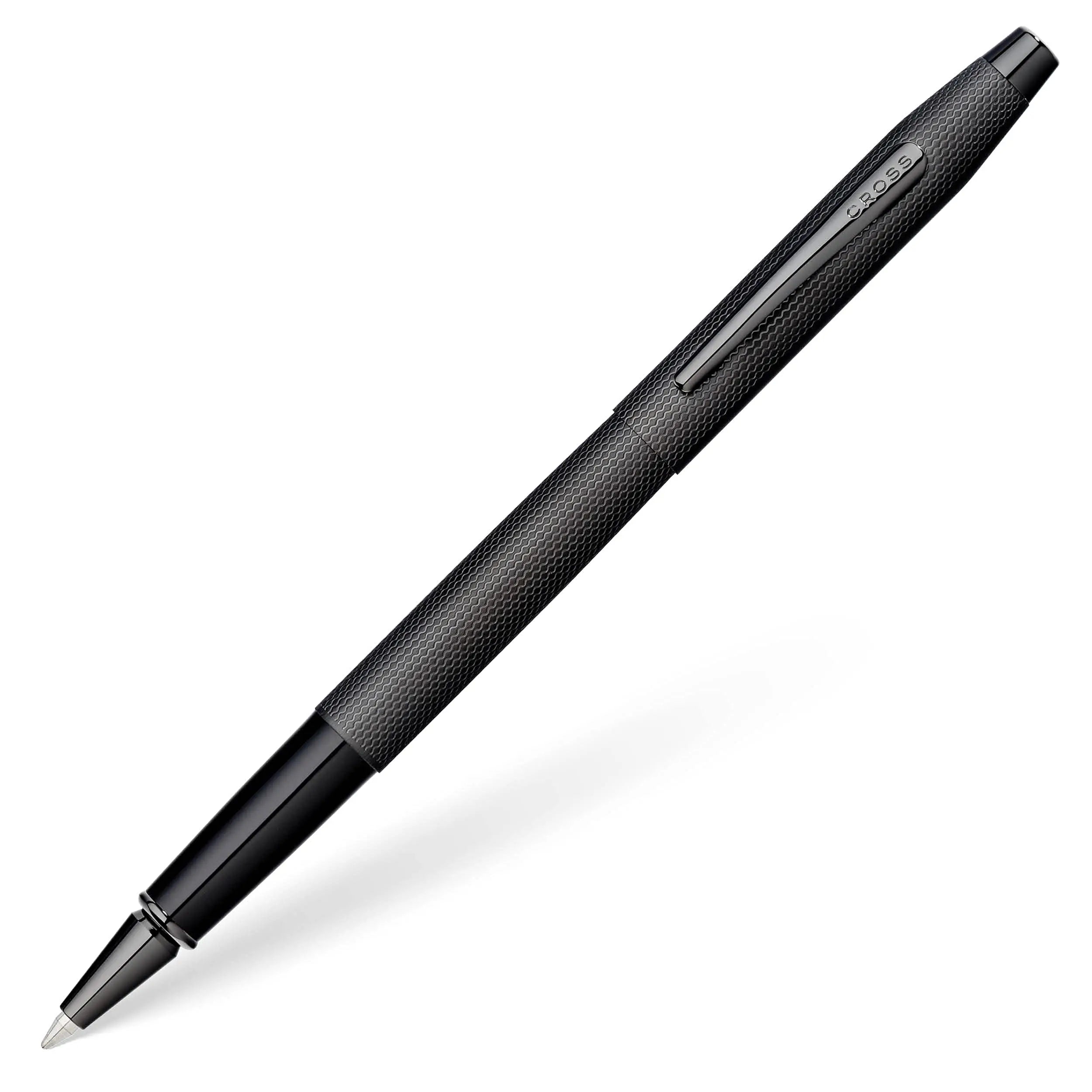 Cross Classic Century Refillable Gel Ink Rollerball Pen, Medium Rollerball, Includes Premium Gift Box - Brushed Black - crosspenmall.com