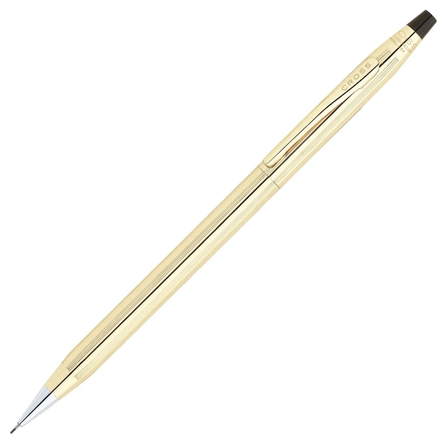 Cross Classic Century Refillable Pencil, 0.7mm, Includes Luxury Gift Box - 10 Carat Gold-Filled Cross