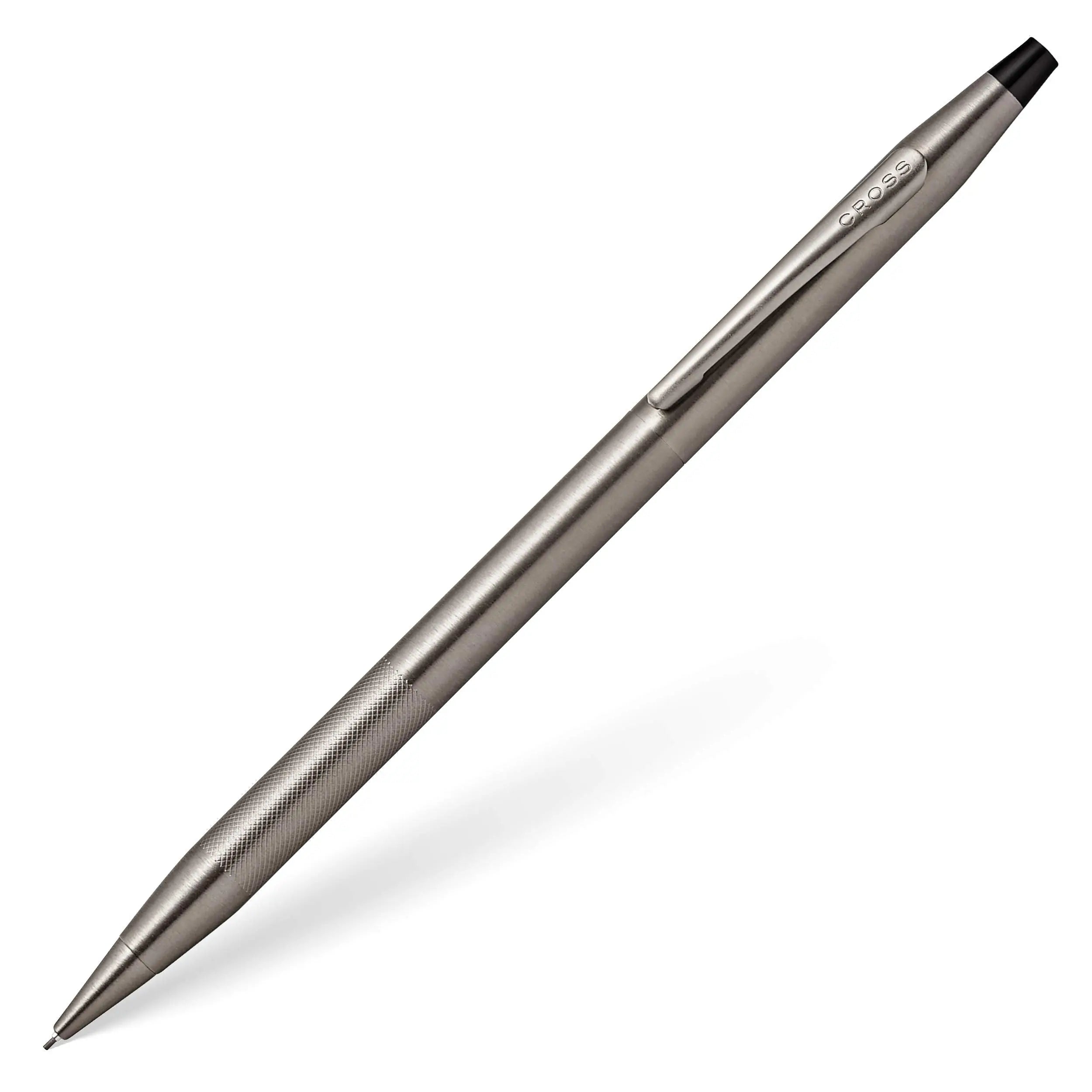 Cross Classic Century Refillable Pencil, 0.7mm, Includes Premium Gift Box - Titanium Grey Micro-Knurl Cross