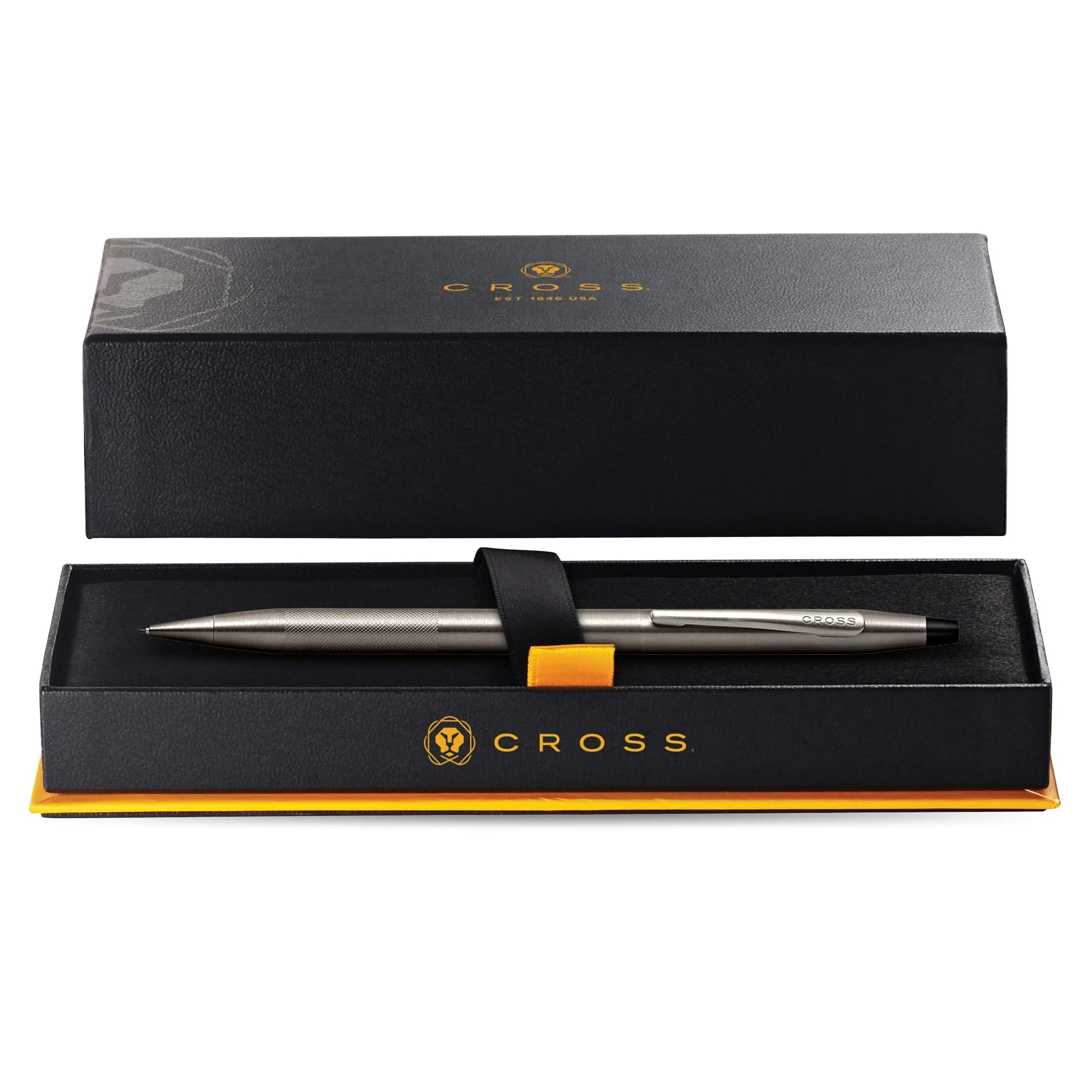 Cross Classic Century Refillable Pencil, 0.7mm, Includes Premium Gift Box - Titanium Grey Micro-Knurl Cross