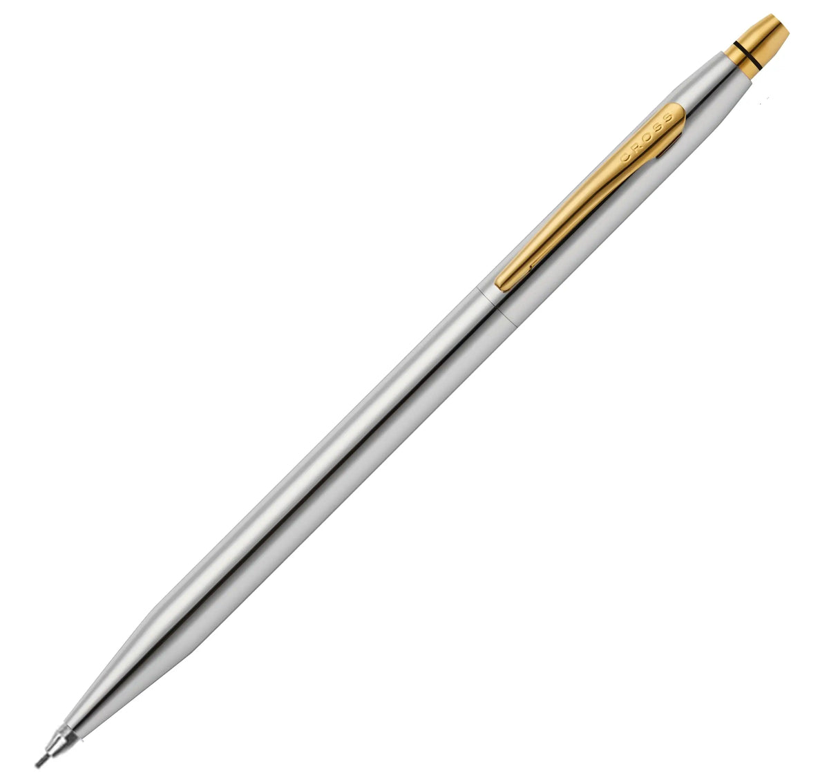 Cross Classic Click Medalist Chrome & Gold Quick-action Push 0.5MM Pencil cross