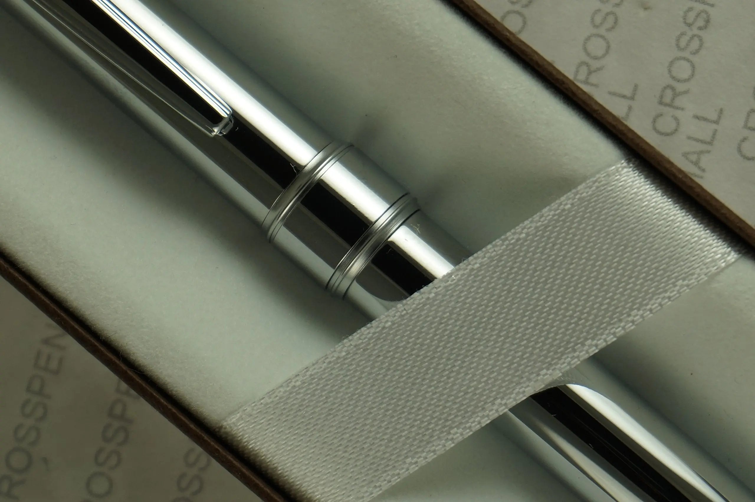 Cross Classic Stratford with Extremely Polished Chrome Barrel, Appointments with Satin Trim mid Band with 0.7mm Lead Pencil - crosspenmall.com