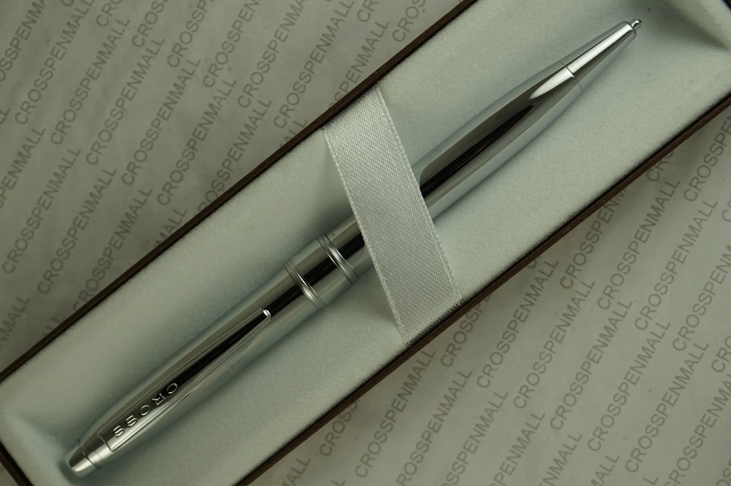 Cross Classic Stratford with Extremely Polished Chrome Barrel, Appointments with Satin Trim mid Band with 0.7mm Lead Pencil - crosspenmall.com