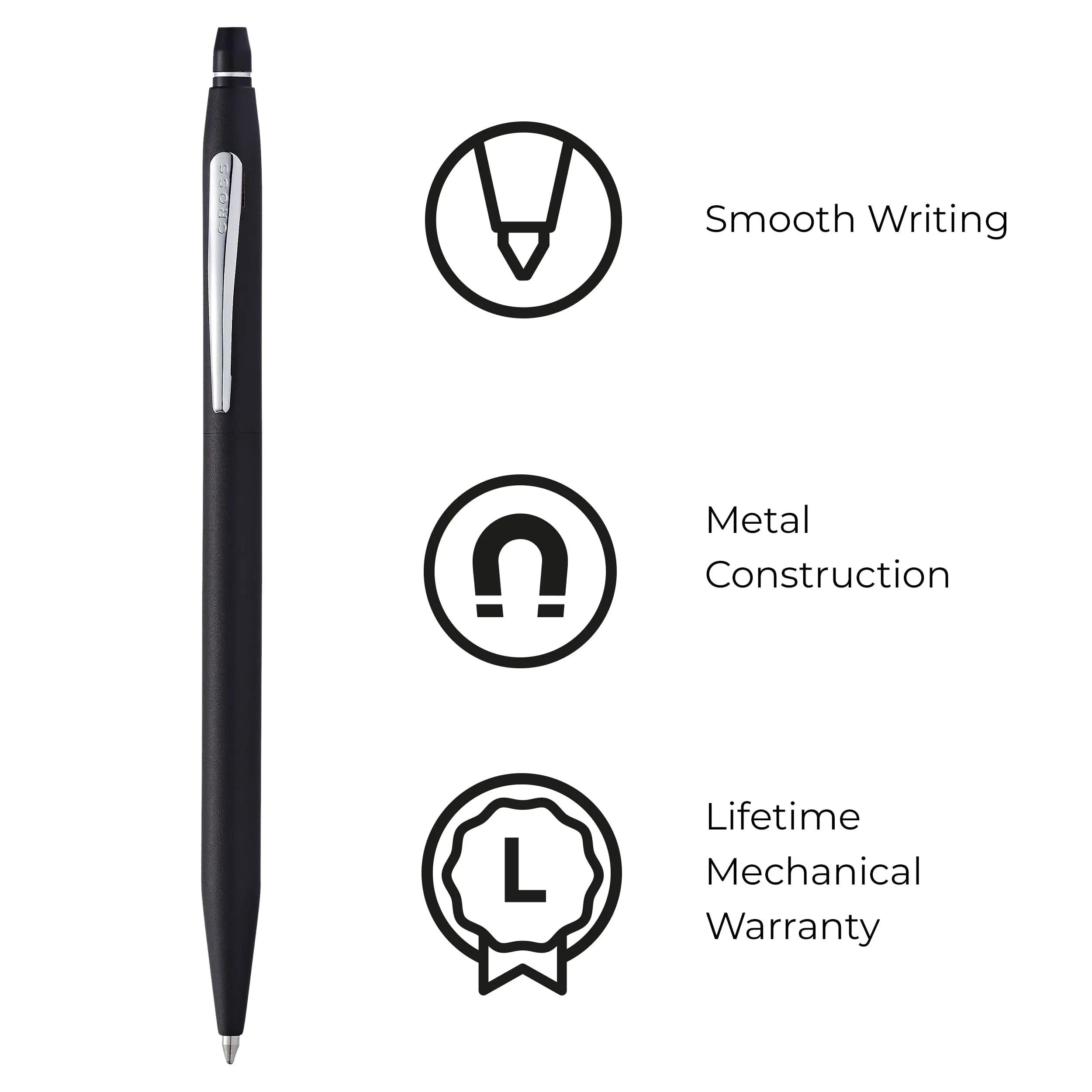 Cross Click Chrome Ballpoint Pen My Store