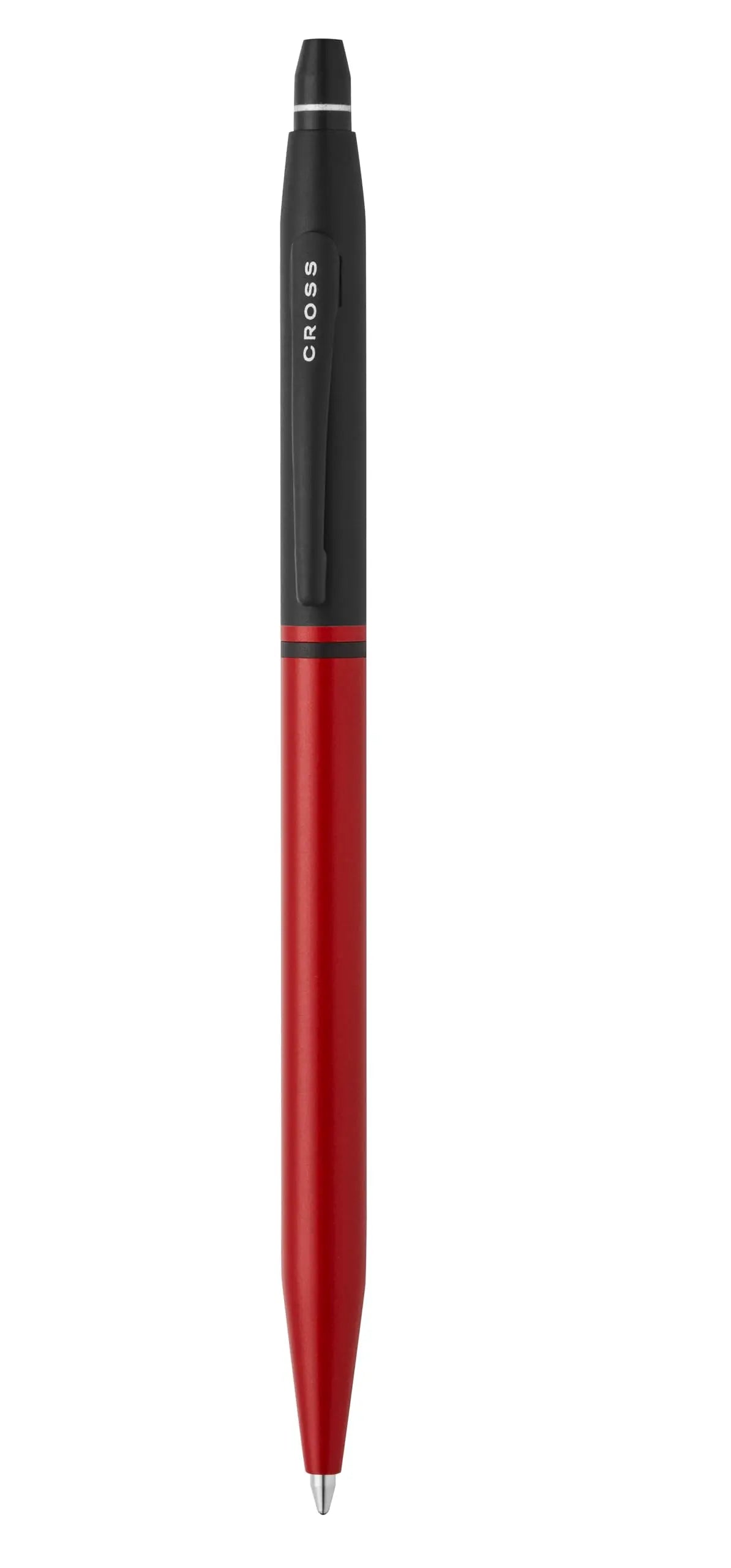 Cross Click Tuxedo Selectip Ballpoint Pen, Striking Satin Metallic Red with Black Contrasting Appointments, High-End Gift, Smooth Writing, Luxury Corporate Gift Box cross