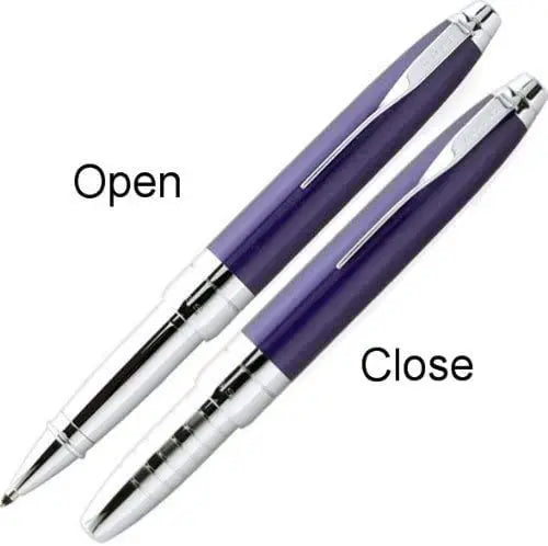 Cross Compact Purple/Violet and Polished Appointments Capped Ballpoint Pen crosspenmall.com