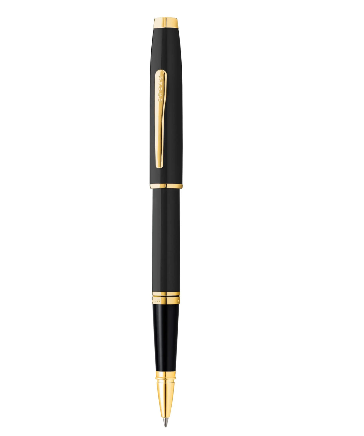Cross Coventry Black Lacquer Rollerball Pen with Gold Appointments in Premium Luxury Gift Box cross