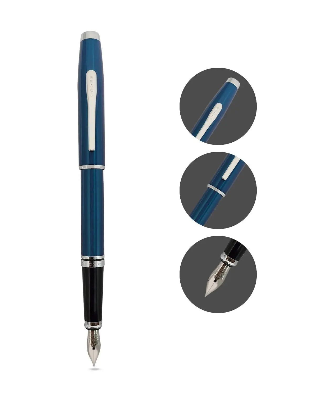 Cross Coventry Black Lacquer, Gold-Tone Fine Nib Fountain Pen cross