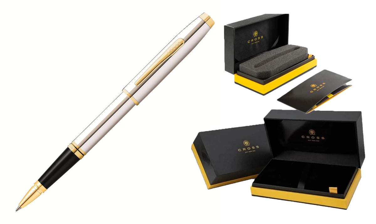 Cross Coventry Medalist Rollerball Pen with Rich sheen and polished contrasting appointments in Luxury Gift Box cross