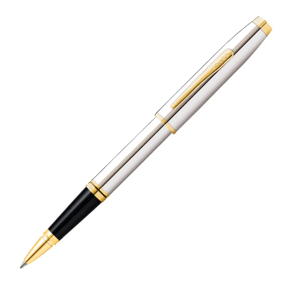 Cross Coventry Polished Chrome with Gold Appointment Rollerball Pen Cross