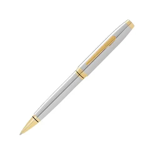 Cross Coventry Polished Chrome with Gold-Tone Ballpoint Pen - crosspenmall.com