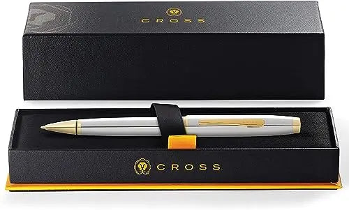 Cross Coventry Polished Chrome with Gold-Tone Ballpoint Pen - crosspenmall.com