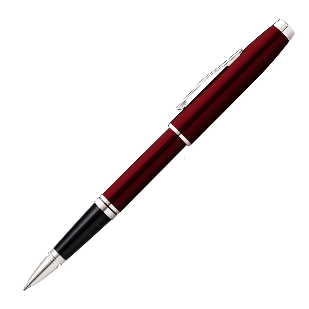 Cross Coventry Red Rollerball Pen with Rich Sheen and polished contrasting appointments in Luxury Gift Box cross