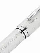 Cross Coventry Year of the Snake Pearl White Lacquer Fountain Pen, Engraved Snake Design Cap and Barrel Cross