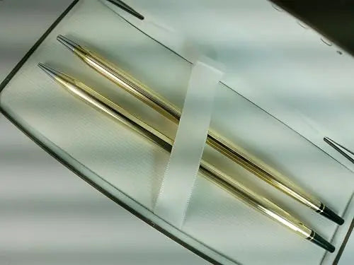 Cross Desk 10KT Gold Rolled/Filled Pen and 0.7MM Pencil Set cross