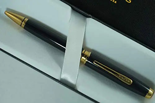 Cross Distinguished Classic II Silhouette Coventory Medalist of 23KT Gold appointment Extremely Polished Appointments Ballpoint Pen. All the Charm of a Classic Style Cross Pen. Cross