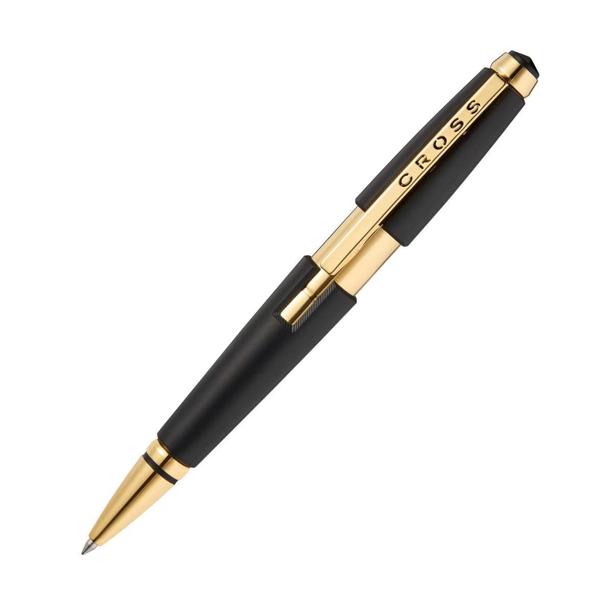 Cross Edge Lacquer Gel Rollerball Pen, Black Ink - Elegant Accessory for Effortless Writing - Capless Slide-Open & Snap-Shut Design - Ergonomic Shape - Comfortable Grip - Ideal Gift cross