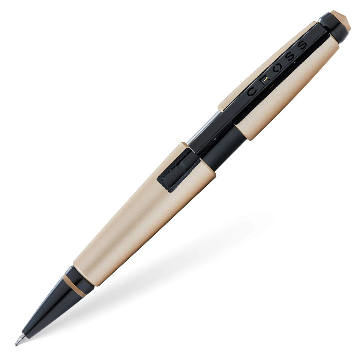 Cross Edge Lacquer Gel Rollerball Pen, Black Ink - Elegant Accessory for Effortless Writing - Capless Slide-Open & Snap-Shut Design - Ergonomic Shape - Comfortable Grip - Ideal Gift cross