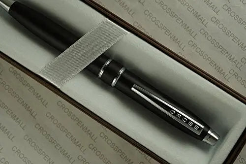 Cross Executive Companion Matte Black,Cross Signature Jewelry-Quality Center Bands & Spring Loaded Unique Clip Ballpoint Pen .Great Gift for Graduation,Christmas,Wedding, Birthday,Christening etc - crosspenmall.com