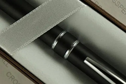Cross Executive Companion Matte Black,Cross Signature Jewelry-Quality Center Bands & Spring Loaded Unique Clip Ballpoint Pen .Great Gift for Graduation,Christmas,Wedding, Birthday,Christening etc - crosspenmall.com