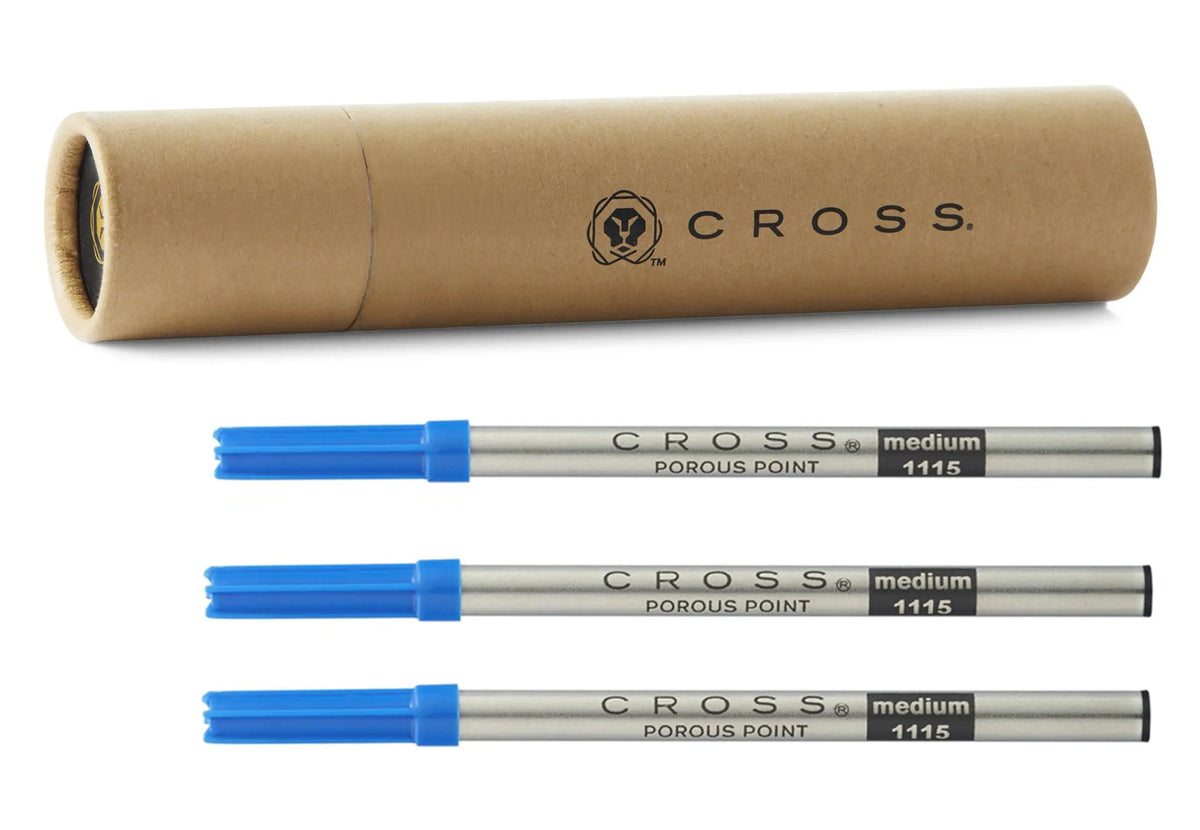 Cross Felt-tip Porous Refills for Selectip Rollerball Pen, No Muss Refill Cross